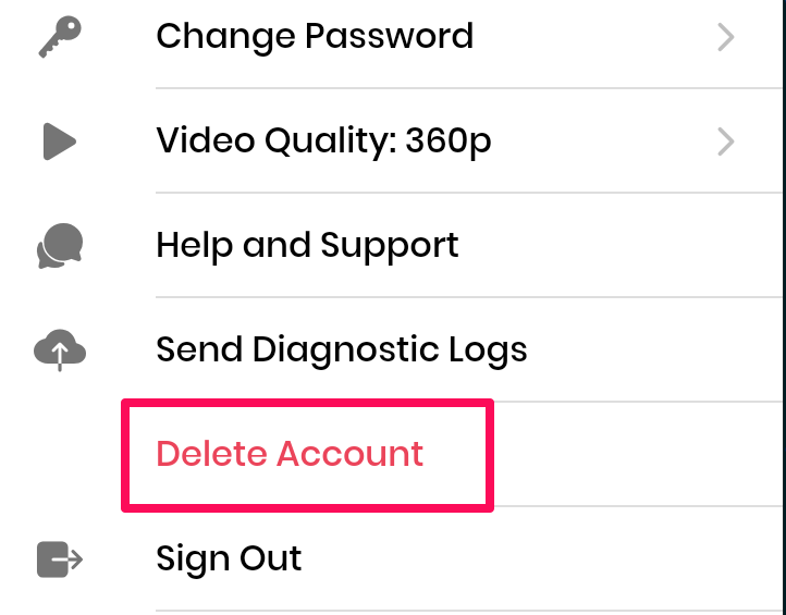 How to delete your Safe Vision account Safe Vision